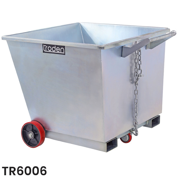 Zinc Plated Forklift Tipping Bins