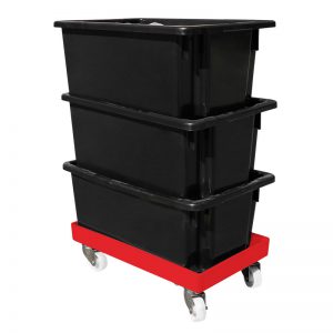 Crate Skate Tub Dollie with 75mm, 100mm or 125mm Wheels