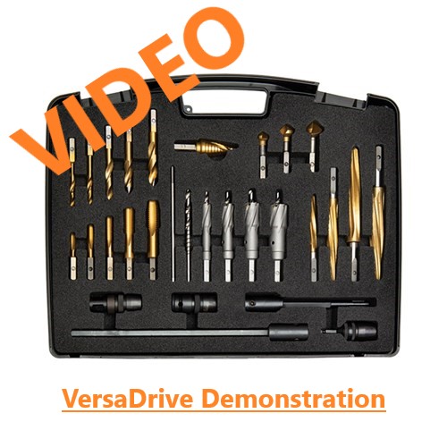 ** Innovation - Video - VersaDrive System | Drill, Tap, Csk, Ream, Step Drill, Dill/Tap